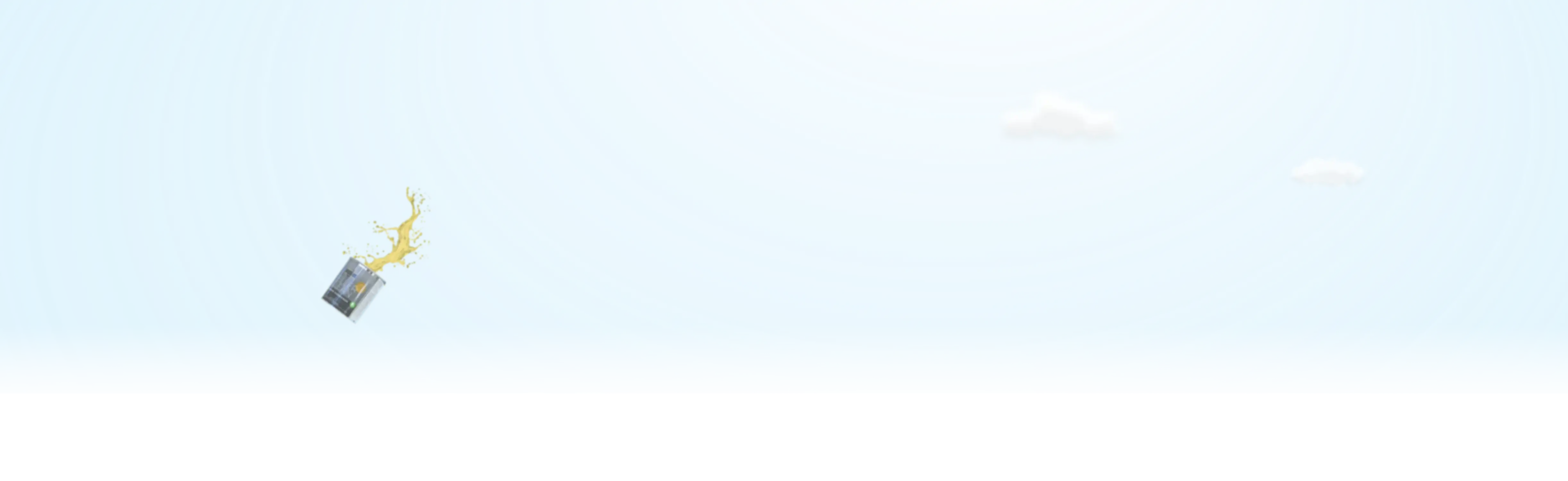 A speed boat on open water with Seajet product splash visuals